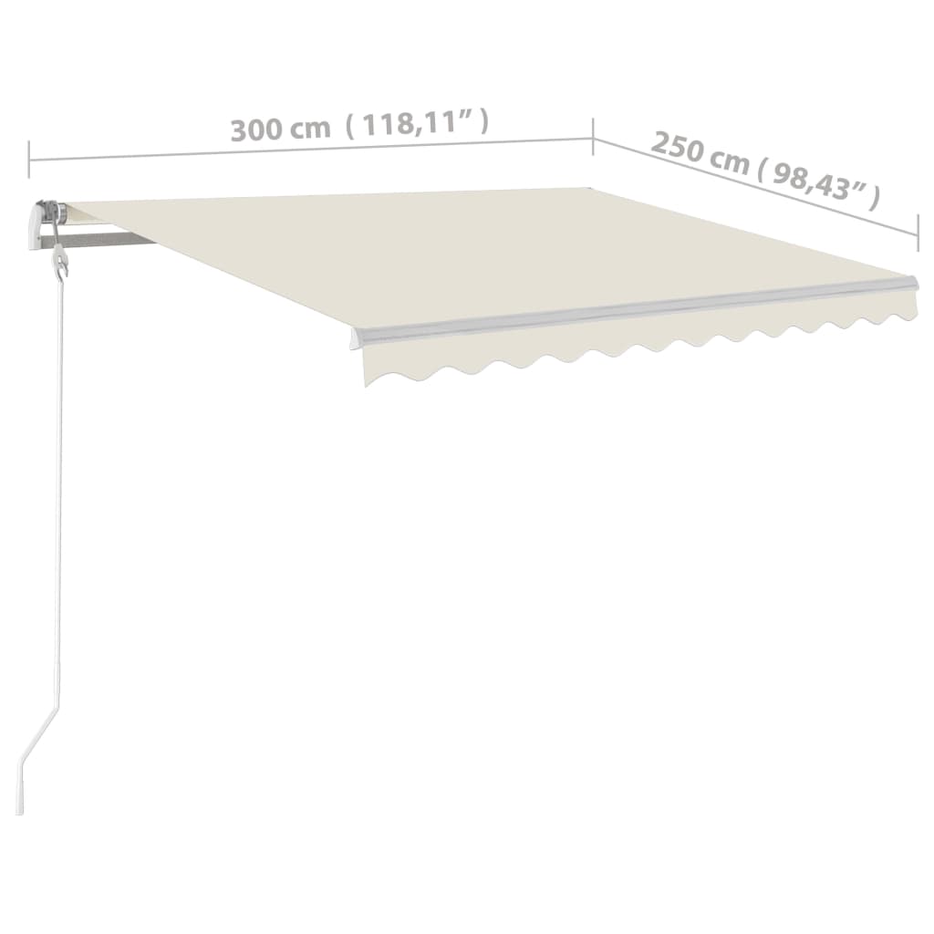 Electric Awning Retractable Canopy Sunshade Shelter for Garden Porch vidaXL - Picture 15 of 36