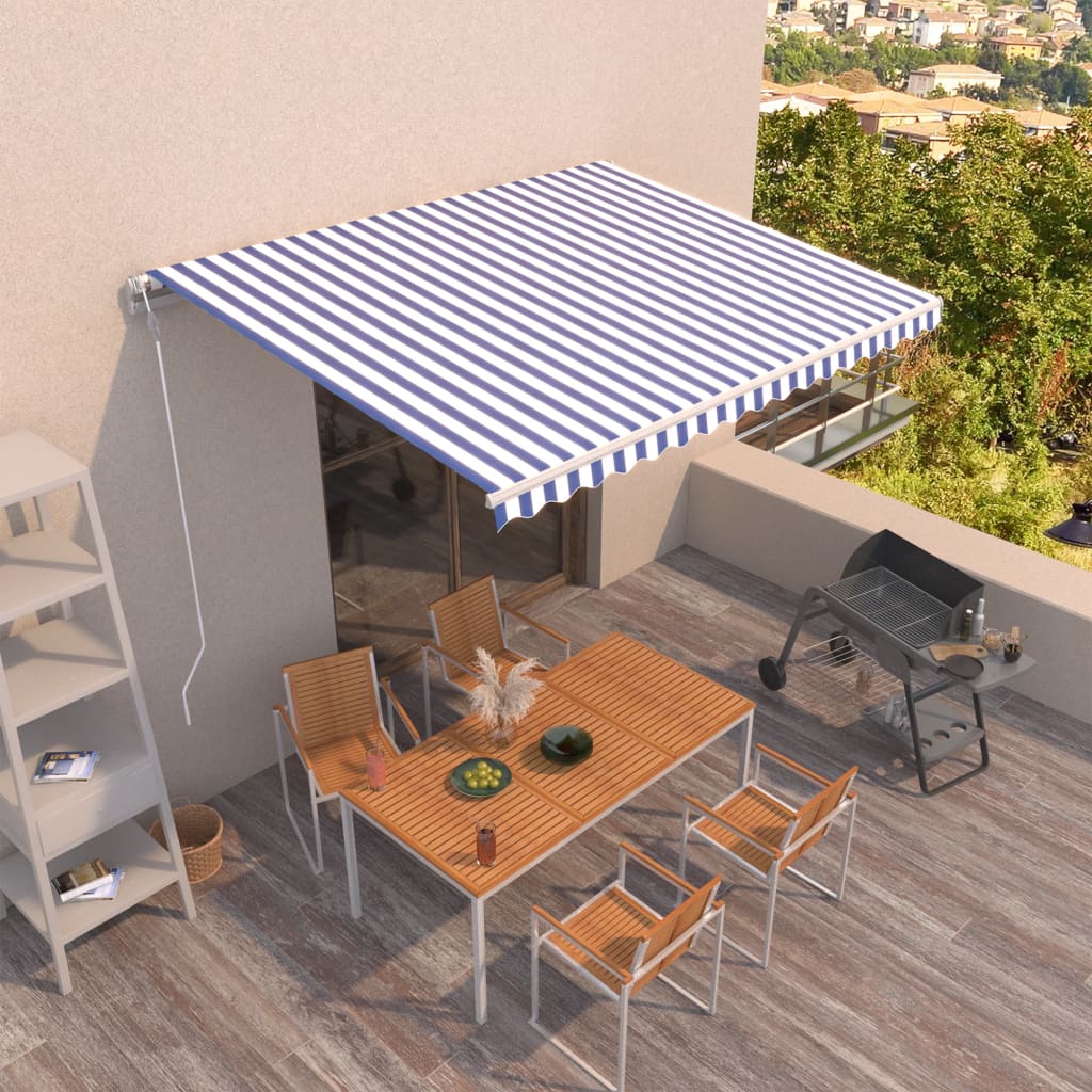 Electric Awning Retractable Canopy Sunshade Shelter for Garden Porch vidaXL - Picture 19 of 36