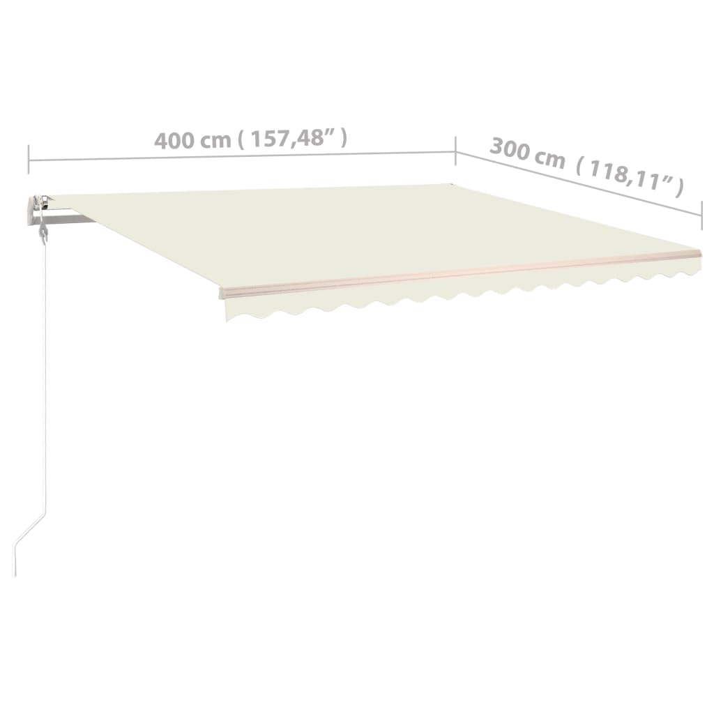 Electric Awning Retractable Canopy Sunshade Shelter for Garden Porch vidaXL - Picture 27 of 36