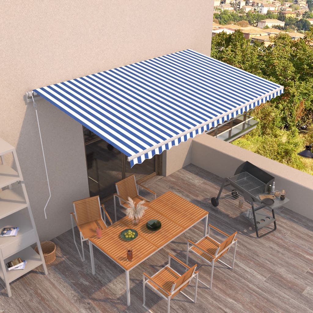 Electric Awning Retractable Canopy Sunshade Shelter for Garden Porch vidaXL - Picture 31 of 36