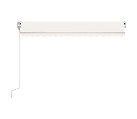 vidaXL Automatic Retractable Awning 400x300 cm Cream