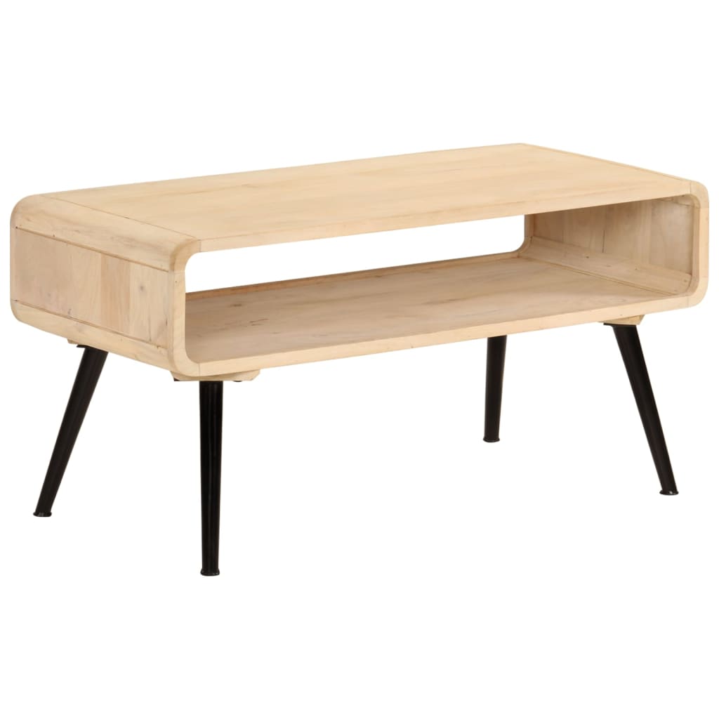 vidaXL Coffee Table 95x40x45 cm Solid Wood Mango