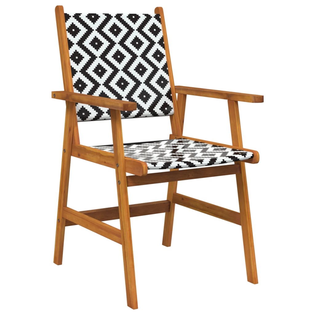 vidaXL Tuinstoelen 8 stuks massief acaciahout