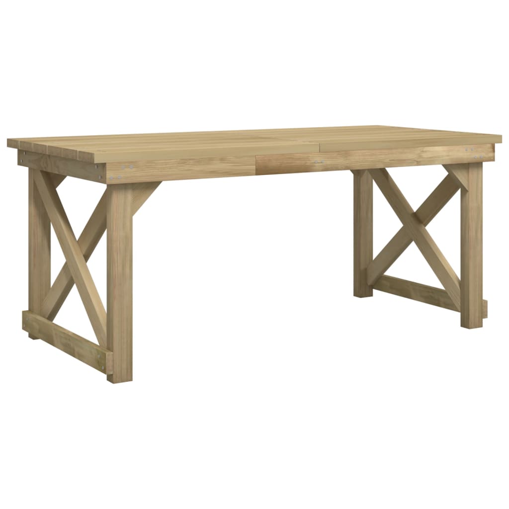 Set Da Pranzo Per Giardino 3 Pz In Legno Di Pino Impregnato VidaXL 18 width=274