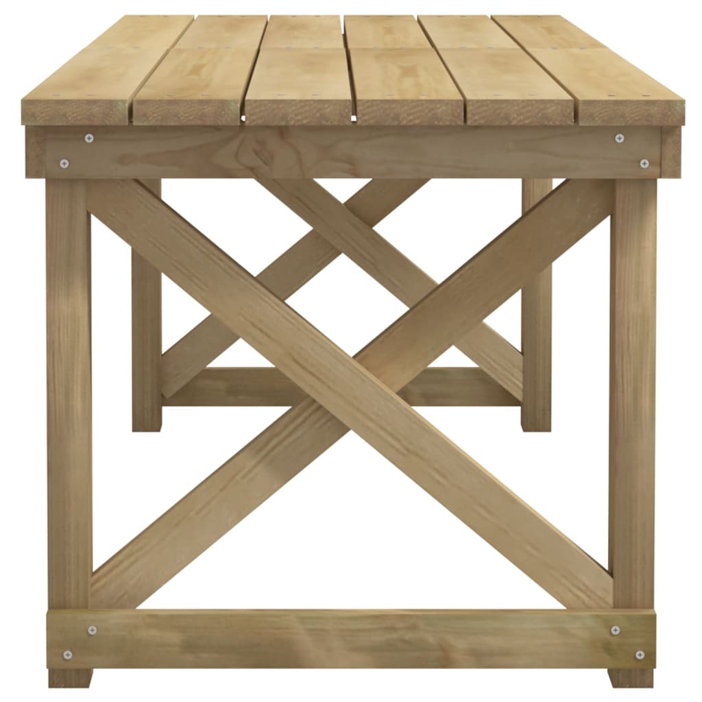 Set Da Pranzo Per Giardino 3 Pz In Legno Di Pino Impregnato VidaXL 20 width=274