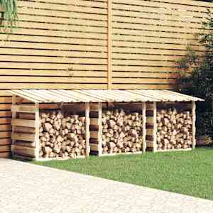 Pergola s streho 3 kosi 100x90x100 cm impregnirana borovina