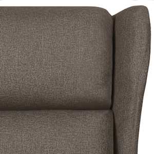 Polohovací křeslo hnědé textil - obrázek 7