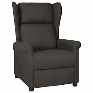 Polohovací křeslo taupe textil - obrázek 1