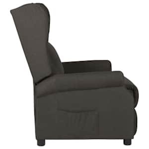 Polohovací křeslo taupe textil - obrázek 3