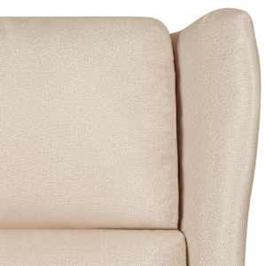 Polohovací křeslo krémové textil - obrázek 7