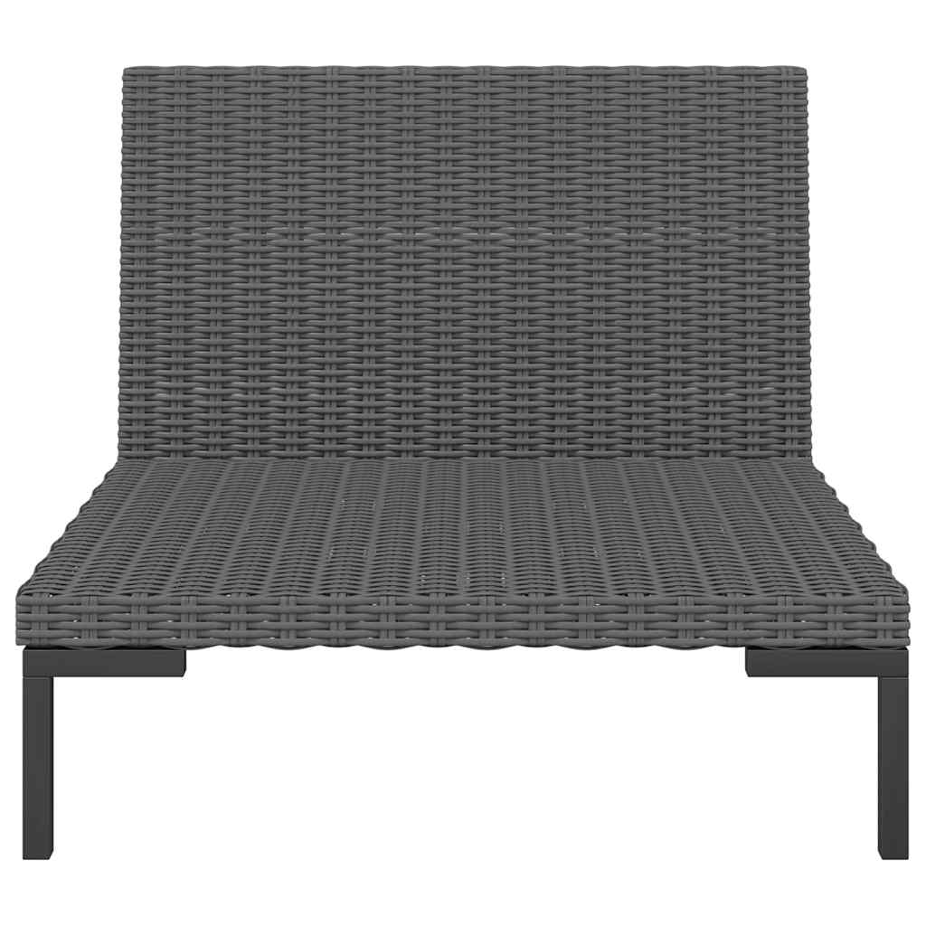 Dark Grey Outdoor Sectional Sofa with Cushions vidaXL - Picture 62 of 74