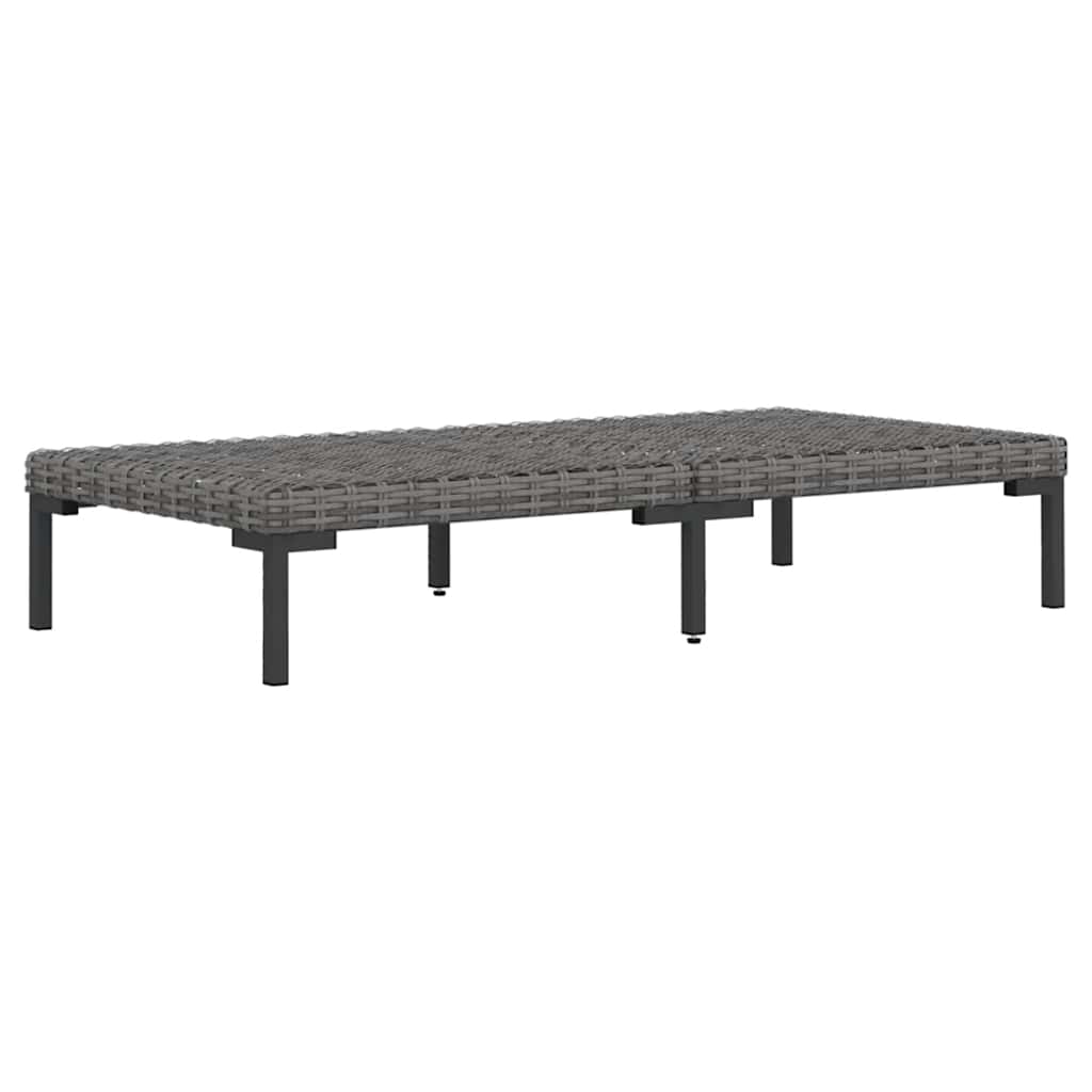 Dark Grey Outdoor Sectional Sofa with Cushions vidaXL - Picture 18 of 74