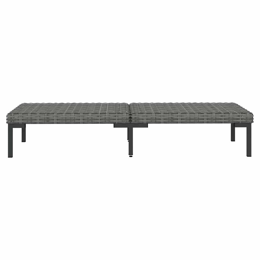 Dark Grey Outdoor Sectional Sofa with Cushions vidaXL - Picture 19 of 74