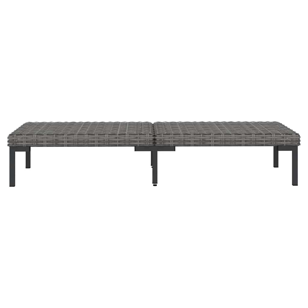 Dark Grey Outdoor Sectional Sofa with Cushions vidaXL - Picture 51 of 74