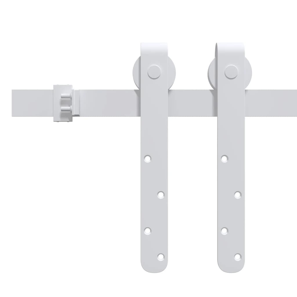 vidaXL Mini kit para armário deslizante aço carbono 152 cm branco