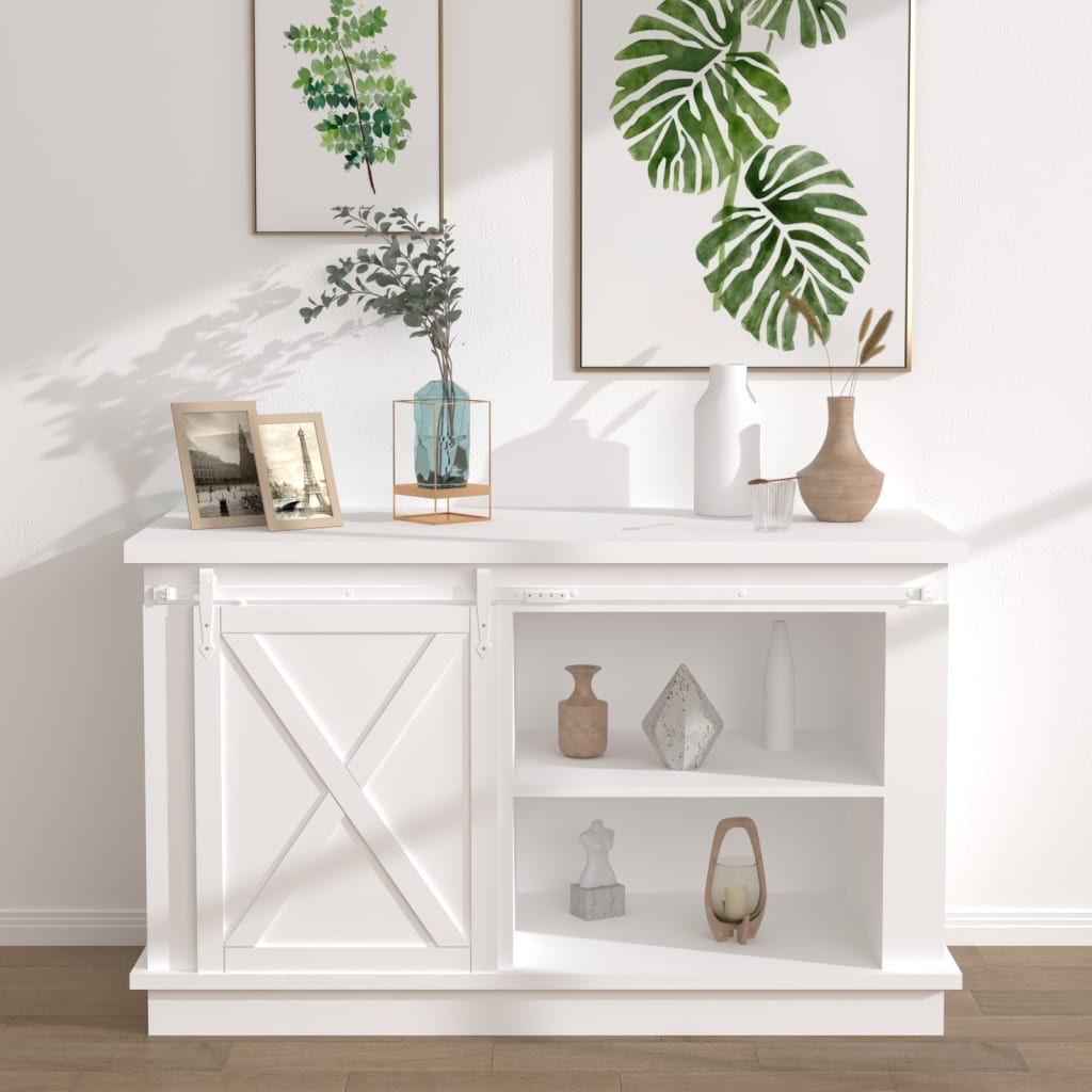 Kit mini de porte d'armoire coulissante Acier au carbone 122 cm