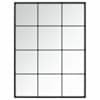 vidaXL seinapeegel, must, 80 x 60 cm, metall