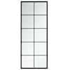 vidaXL seinapeeglid, must, 100 x 40 cm, metall