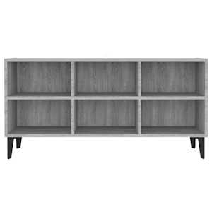 TV stolek s kovovými nohami šedý sonoma 103,5 x 30 x 50 cm - obrázek 4