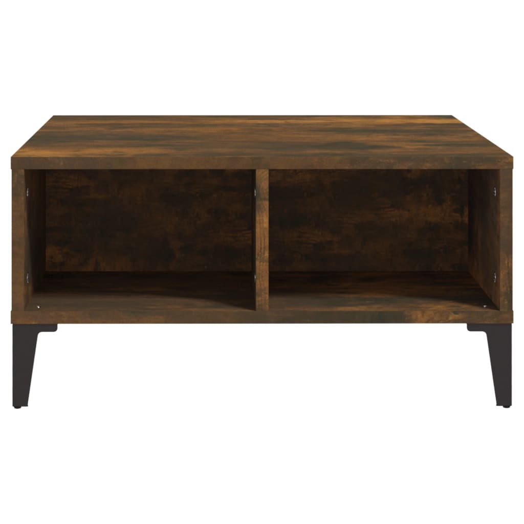 

vidaXL Salontafel 60x60x30 cm spaanplaat gerookt eikenkleurig