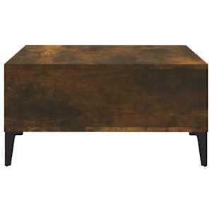 Konferenční stolek kouřový dub 60 x 60 x 30 cm dřevotříska - obrázek 4