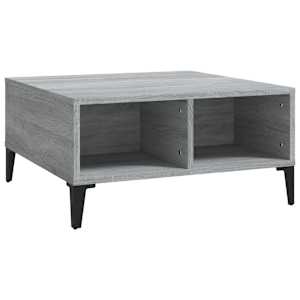 vidaXL kohvilaud, hall Sonoma tamm, 60 x 60 x 30 cm, tehispuit