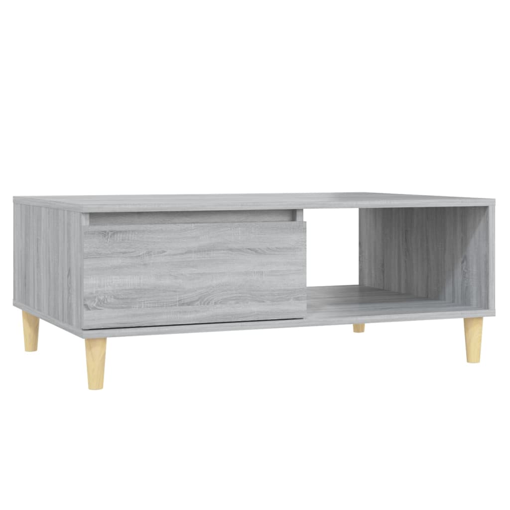 vidaXL Konferenční stolek šedý sonoma 90 x 60 x 35 cm kompozitní dřevo