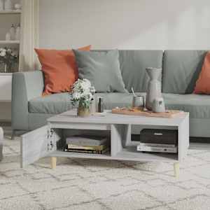 vidaXL sz&uuml;rke sonoma szerelt fa doh&aacute;nyz&oacute;asztal 90 x 60 x 35 cm