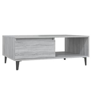 vidaXL kohvilaud, hall Sonoma tamm, 90 x 60 x 35 cm, tehispuit