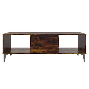 Konferenční stolek kouřový dub 103,5x60x35 cm kompozitní dřevo - obrázek 5