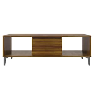 Konferenční stolek hnědý dub 103,5x60x35 cm kompozitní dřevo - obrázek 4