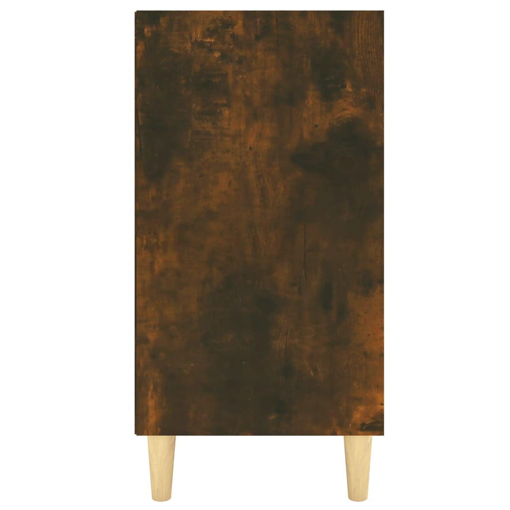 füstös tölgyszínű forgácslap tálalószekrény 103,5 x 35 x 70 cm
