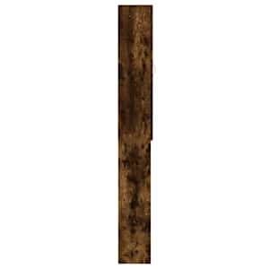 Skříňka nad pračku kouřový dub 64 x 25,5 x 190 cm - obrázek 8
