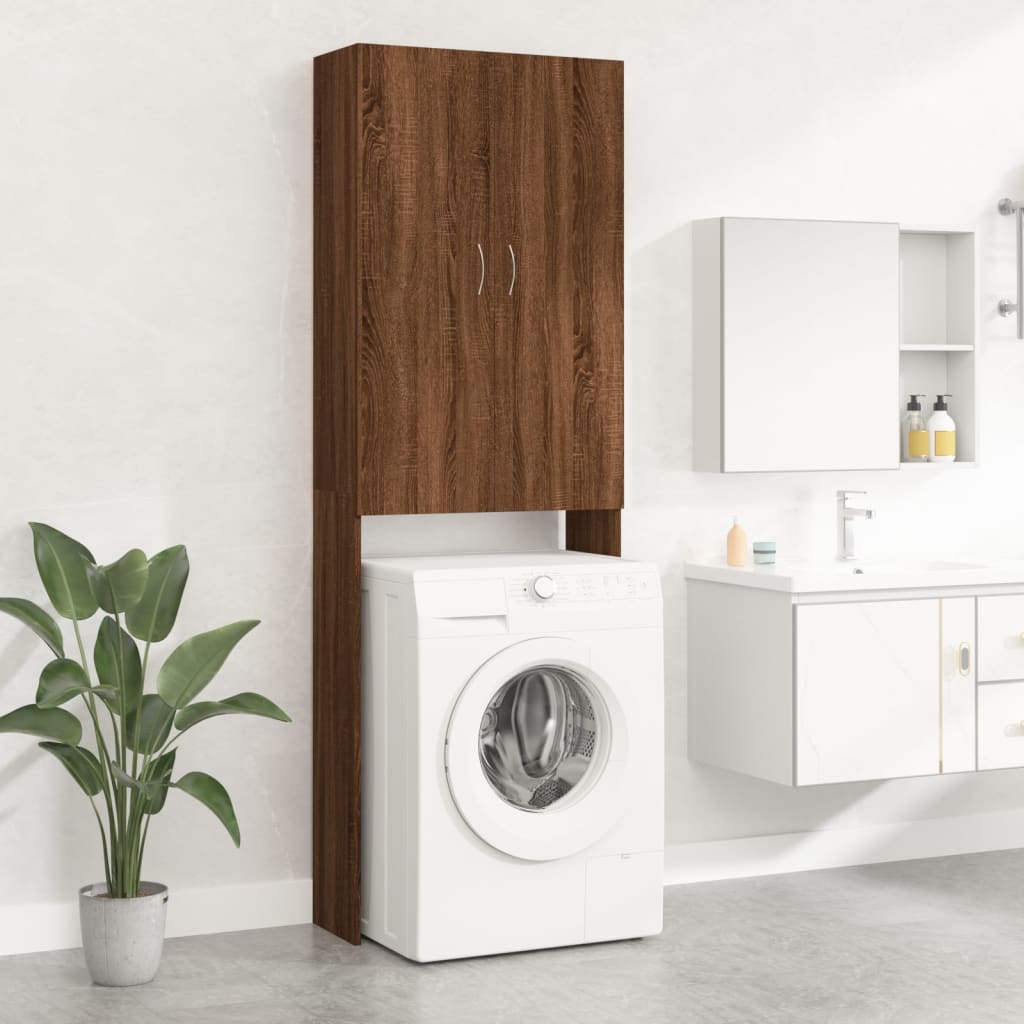 vidaXL Szafka na pralk, brzowy db, 64x25,5x190 cm