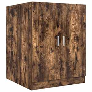vidaXL pesumasinakapp, suitsutatud tamm, 71 x 71,5 x 91,5 cm