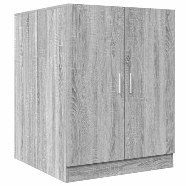 vidaXL pesumasinakapp, hall Sonoma, 71 x 71,5 x 91,5 cm