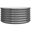 vidaXL aia taimekast, galvaniseeritud teras, 80x80x36 cm, antratsiit