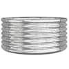 vidaXL aia taimekast, galvaniseeritud teras, 80 x 80 x 36 cm, h&otilde;bedane