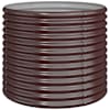 vidaXL aia taimekast, galvaniseeritud teras, 80 x 80 x 68 cm, pruun
