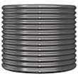 Vaso Da Giardino In Acciaio Verniciato A Polvere, 40x40x36 Cm, Colore Grigio, Per Esterno