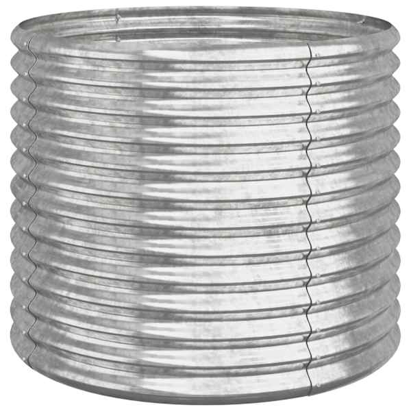 vidaXL aia taimekast, galvaniseeritud teras, 80 x 80 x 68 cm, h&otilde;bedane