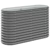 vidaXL aia taimelava, galvaniseeritud teras, 114x40x68 cm, antratsiit