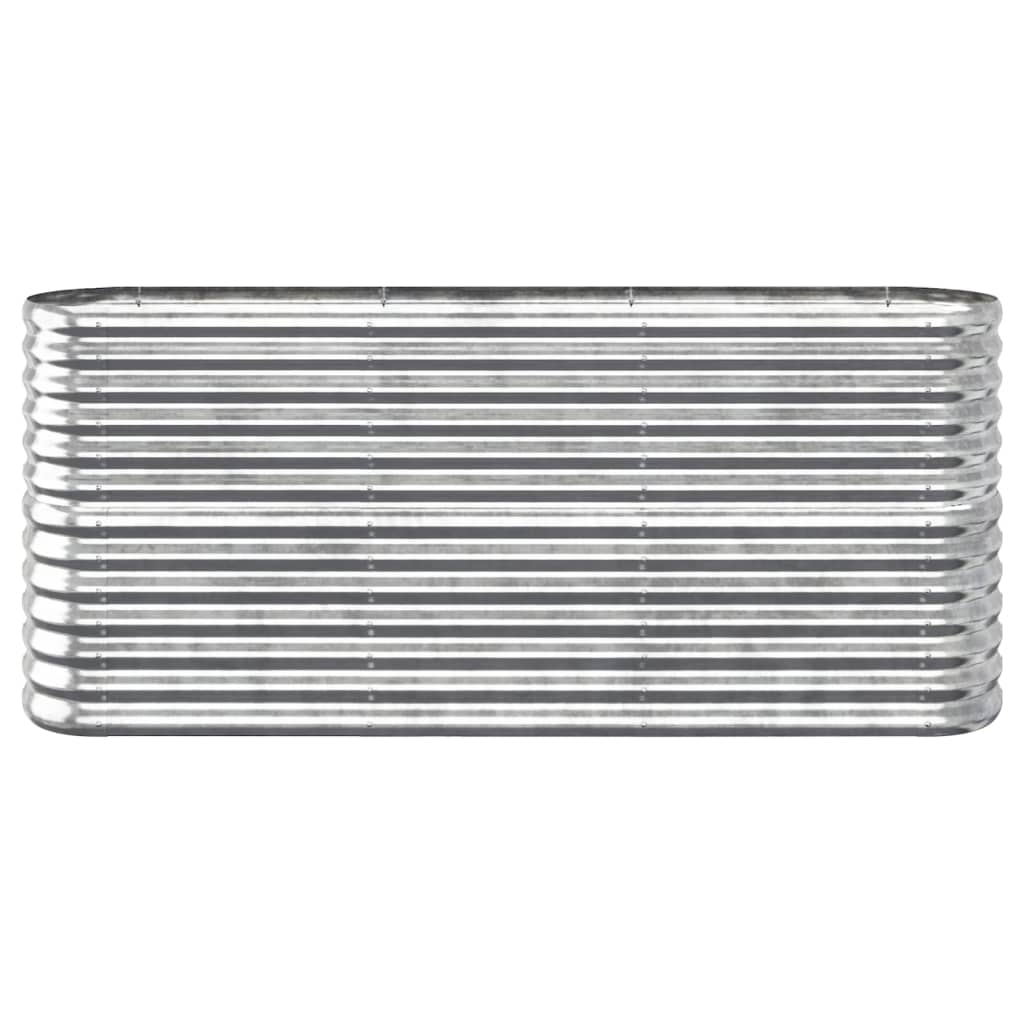 vidaXL Strat înălțat grădină 152x40x68 cm oțel vopsit electrostatic