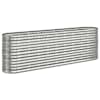 vidaXL aia taimekast, galvaniseeritud teras, 224x40x68 cm, h&otilde;bedane