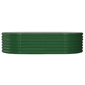 Vyvýšený záhon pozinkovaná ocel 152x80x36 cm zelený - obrázek 3