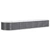 vidaXL aia taimelava, galvaniseeritud teras, 296x80x36 cm, antratsiit