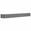 vidaXL aia taimelava, galvaniseeritud teras, 368x80x36 cm, antratsiit