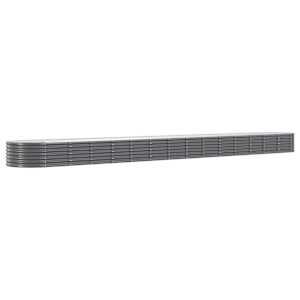 Vyvýšený záhon pozinkovaná ocel 620x80x36 cm antracitový - obrázek 2