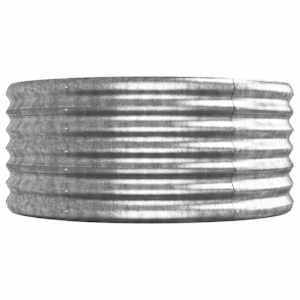 Vyvýšený záhon pozinkovaná ocel 620x80x36 cm stříbrný - obrázek 4