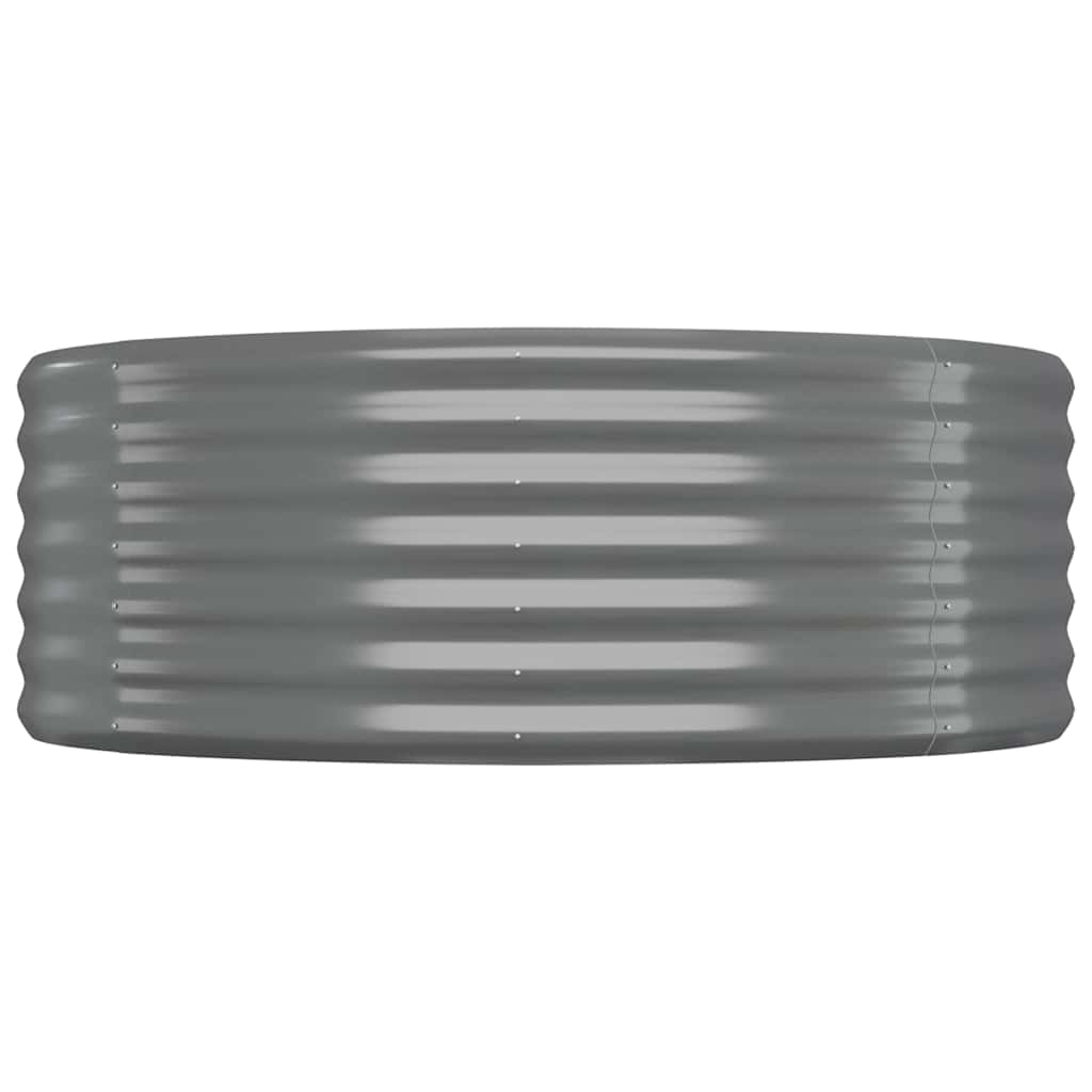 Jardinière Surélevée En Acier Enduit Anthracite – Grand Format 620x80x36 Cm | Pour Potager, Balcon, Terrasse | Résistante Aux Intempéries